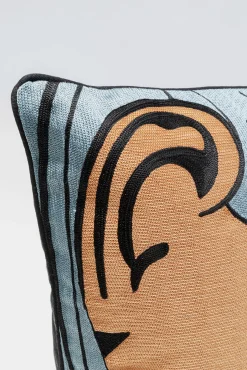 Hot KARE Design Poduszka dekoracyjna komiksowa twarz 50x50 cm - KARE