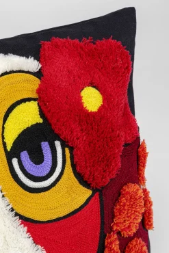 Sale KARE Design Poduszka dekoracyjna Make Up Dog 45x45 cm kolorowa - KARE