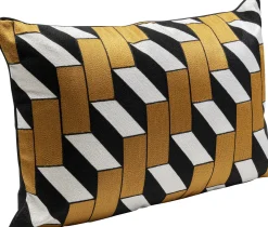 Fashion KARE Design Poduszka dekoracyjna prostokątna wzór schody 60x40 cm - KARE