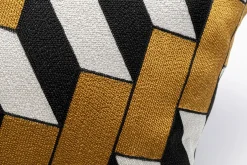 Fashion KARE Design Poduszka dekoracyjna prostokątna wzór schody 60x40 cm - KARE