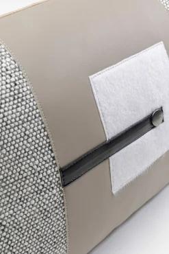 Sale KARE Design Poduszka dekoracyjna szaro-beżowa do salonu 50x30 cm - KARE