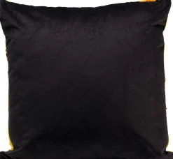 New KARE Design Poduszka dekoracyjna żółta motyw zwierzęcy tygrysy 45x45 cm - KARE