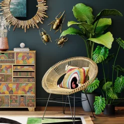 Sale KARE Design Poduszka dekoracyjna Waves Multi 45x45 cm kolorowa - KARE