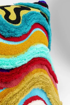 Sale KARE Design Poduszka dekoracyjna Waves Multi 45x45 cm kolorowa - KARE