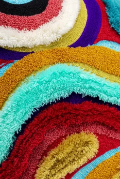 Sale KARE Design Poduszka dekoracyjna Waves Multi 45x45 cm kolorowa - KARE