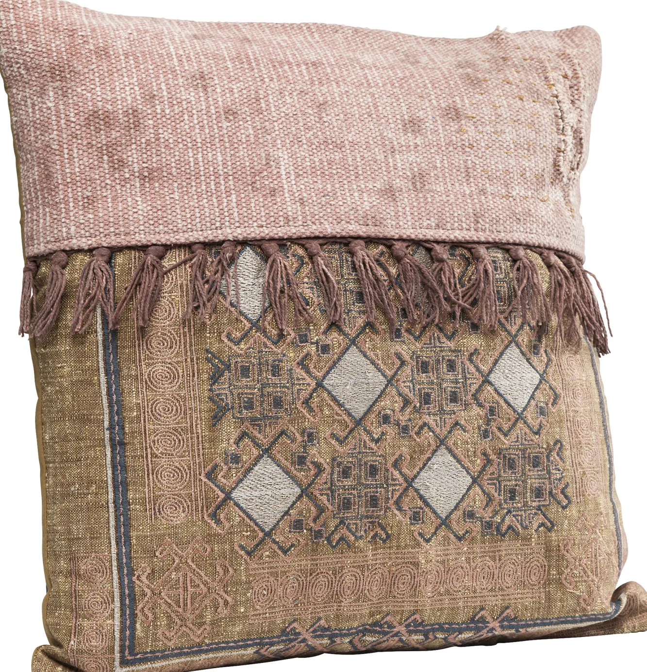 Online KARE Design Poduszka dekoracyjna Yurt Light Fringes 45x45 cm kolorowa - KARE