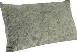 Online KARE Design Poduszka dekoracyjna zielona wzory 60x35 cm - KARE