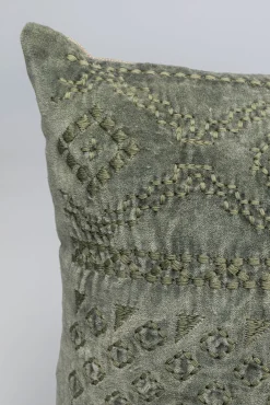 Online KARE Design Poduszka dekoracyjna zielona wzory 60x35 cm - KARE