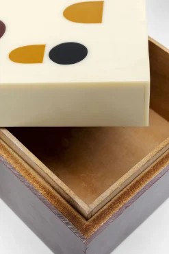 Clearance KARE Design Pudełko na biżuterię Emily 13x13 cm kolorowe - KARE