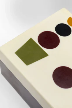 Clearance KARE Design Pudełko na biżuterię Emily 13x13 cm kolorowe - KARE