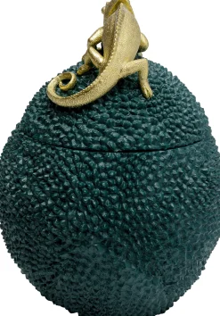 Online KARE Design Pudełko na biżuterię lub kosmetyki Chameleon 34 cm zielono-złote - KARE