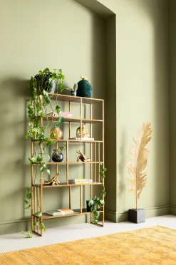 Online KARE Design Pudełko na biżuterię lub kosmetyki Chameleon 34 cm zielono-złote - KARE