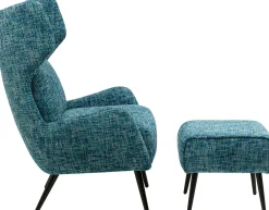 Best KARE Design Pufa Arne jasnoniebieska - KARE