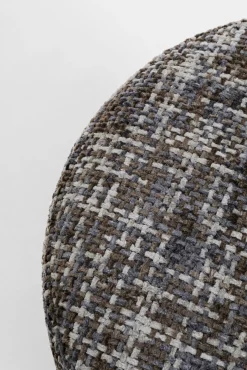 Best KARE Design Pufa Cherry Dining Silber ciemnoszara Ø39cm - KARE