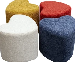 Best KARE Design Pufa czerwona w kształcie serca 34x36 cm - KARE