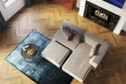 New KARE Design Pufa Infinity 100x80 cm szara - KARE