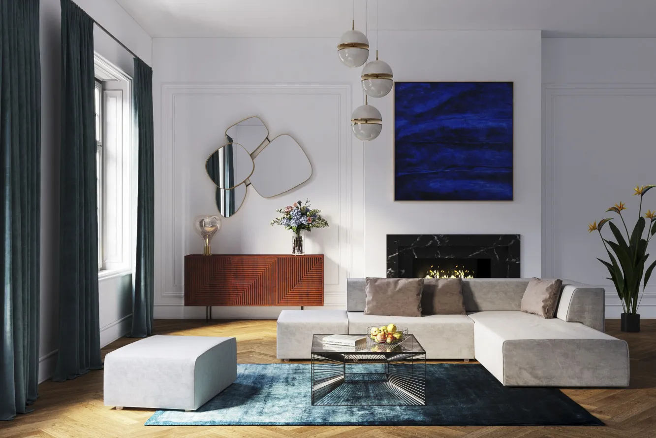 Discount KARE Design Pufa Infinity 100x50 cm szara - KARE