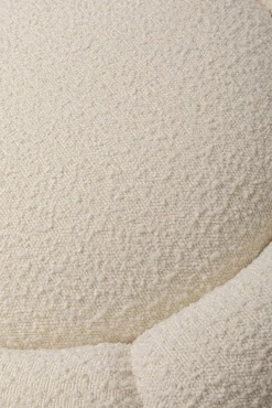 Hot KARE Design Pufa Peppo Bloom biała Ø72cm - KARE