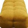 Clearance KARE Design Pufa pikowana duża w kolorze żółtym 125x82 cm - KARE