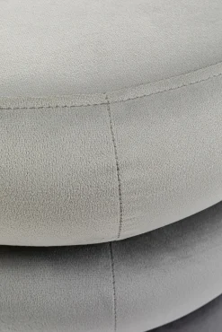 Sale KARE Design Pufa Sandwich Triple Ø40x45 cm odcienie szarości - KARE