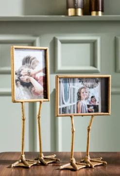 Clearance KARE Design Ramka Duck Feet pozioma 19x38 cm złota - KARE