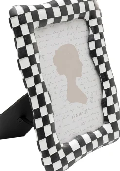 Discount KARE Design Ramka na zdjęcia Checker czarna 13x18cm - KARE