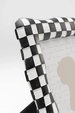 Discount KARE Design Ramka na zdjęcia Checker czarna 13x18cm - KARE