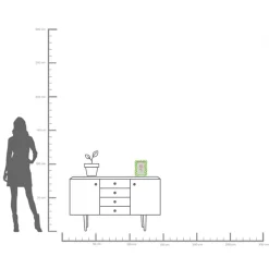 Outlet KARE Design Ramka na zdjęcia Checker zielona 13x18cm - KARE