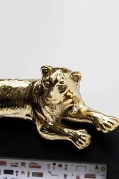 Sale KARE Design Ramka na zdjęcia czarna stalowa 24x29 cm dekoracja tygrys złoty - KARE