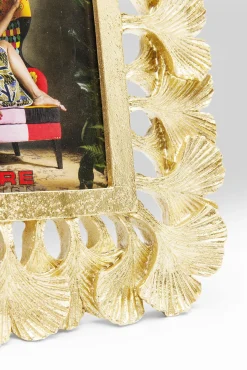 Fashion KARE Design Ramka na zdjęcia Gingko 21x26 cm złota - KARE