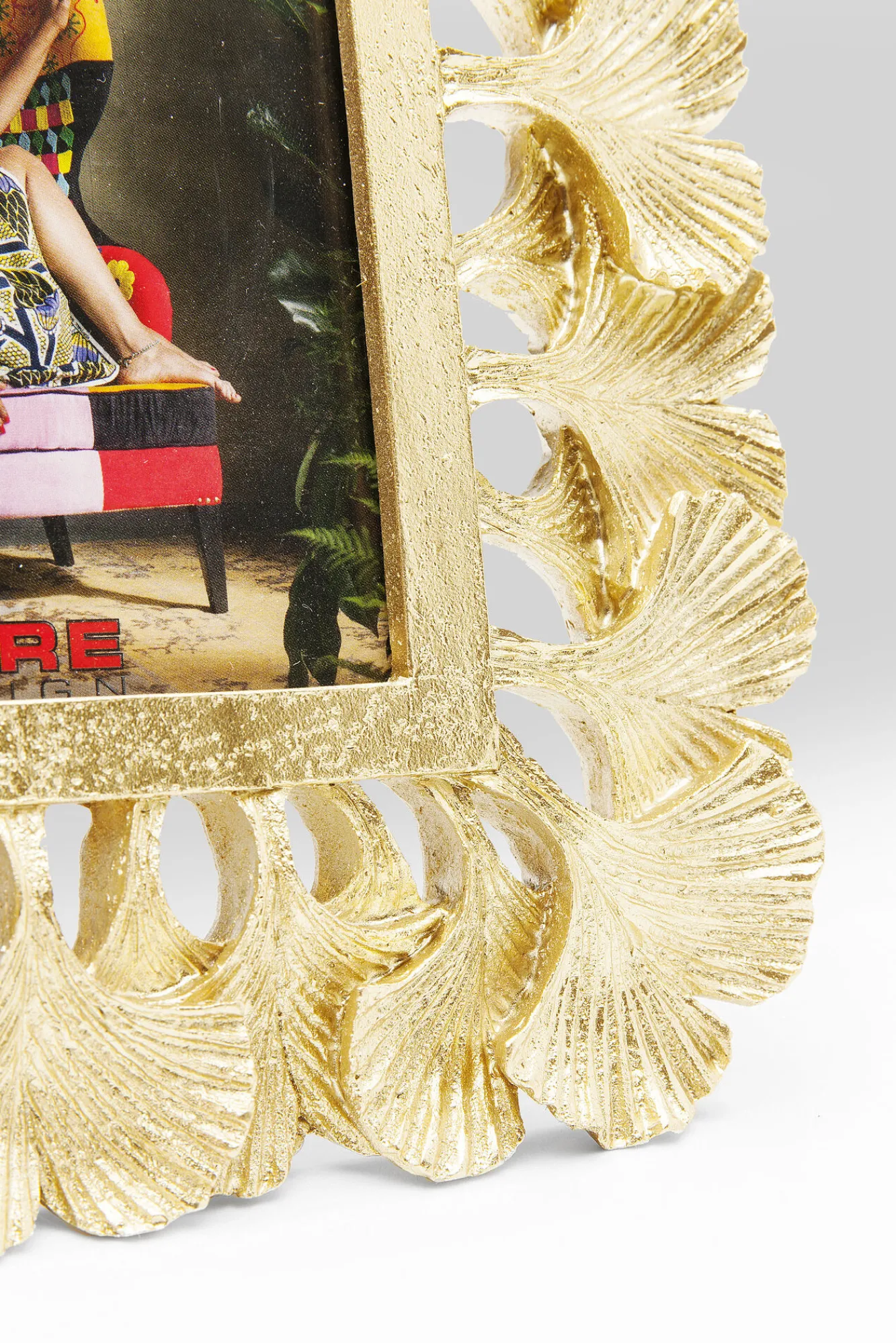 Fashion KARE Design Ramka na zdjęcia Gingko 21x26 cm złota - KARE