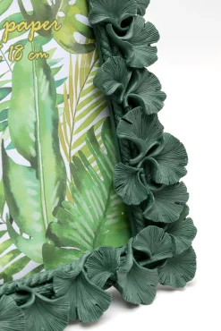 Outlet KARE Design Ramka na zdjęcia Ginkgo Leaf zielona 20x24cm - KARE