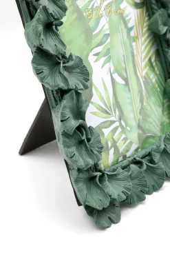 Outlet KARE Design Ramka na zdjęcia Ginkgo Leaf zielona 20x24cm - KARE