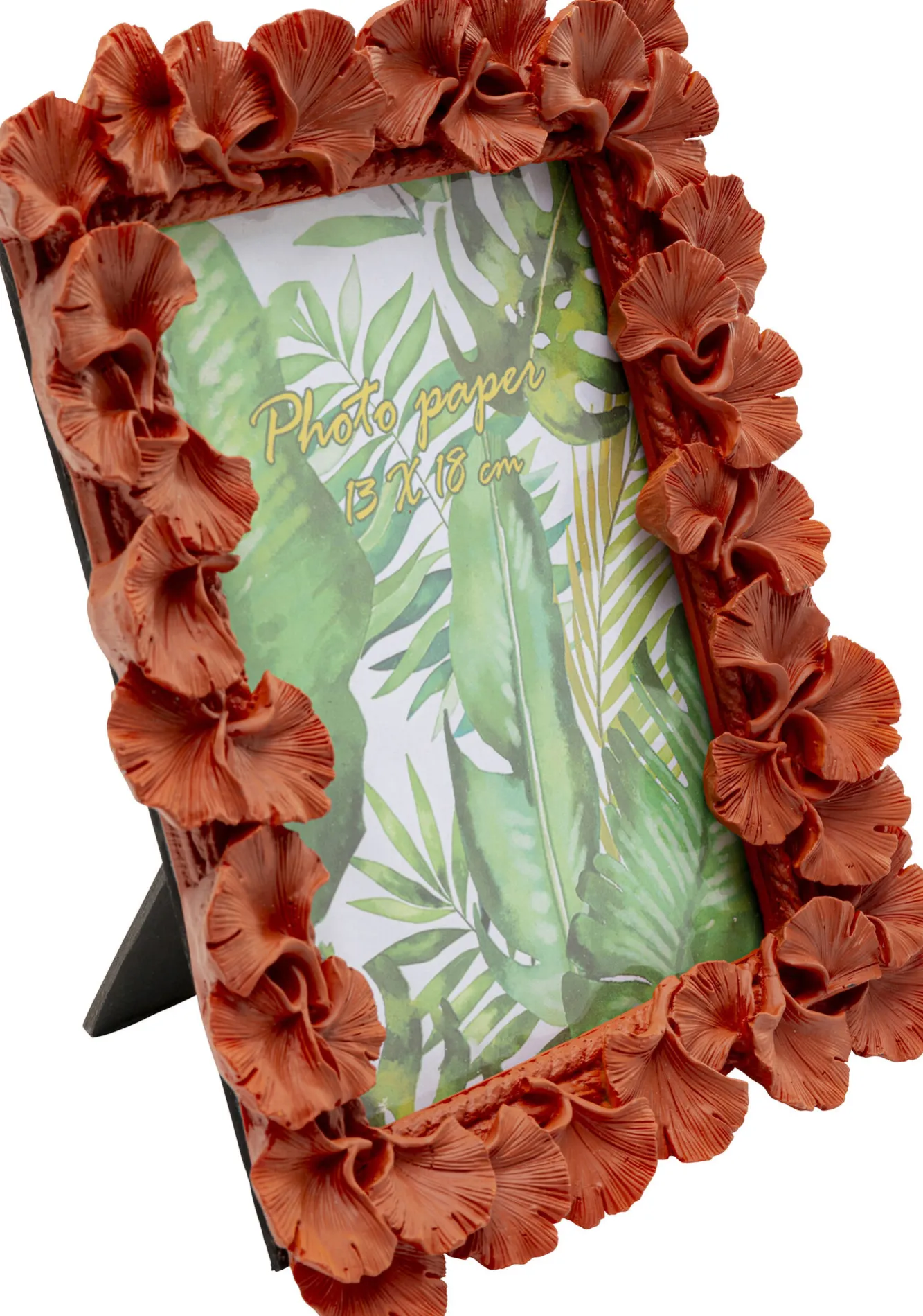 Outlet KARE Design Ramka na zdjęcia Ginkgo Leaf pomarańczowa 20x24cm - KARE