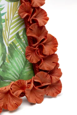 Outlet KARE Design Ramka na zdjęcia Ginkgo Leaf pomarańczowa 20x24cm - KARE