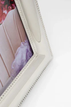 Fashion KARE Design Ramka na zdjęcia glamour srebrna 30x35 cm stal nierdzewna - KARE