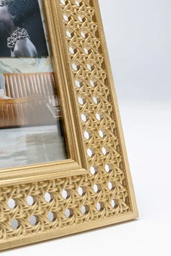 Sale KARE Design Ramka na zdjęcia Holes 21x26 cm złota - KARE
