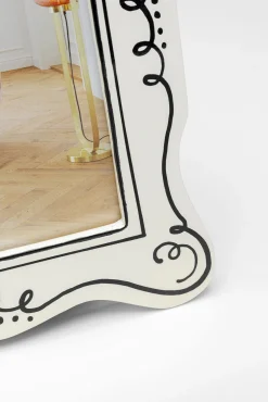 Discount KARE Design Ramka na zdjęcia 10x17 cm biała czarne wzory - KARE