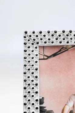 Hot KARE Design Ramka na zdjęcia 13x18 cm biała w czarne kropki - KARE