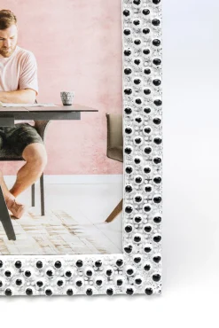 Hot KARE Design Ramka na zdjęcia 13x18 cm biała w czarne kropki - KARE