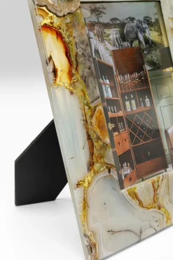 Clearance KARE Design Ramka na zdjęcia 13x18 cm biało-żółty agat - KARE