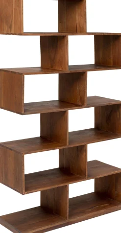 Clearance KARE Design Regał Authentico Zick Zack 100x180 cm drewniany - KARE