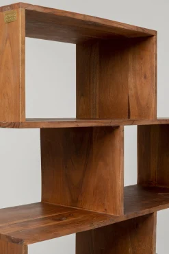 Clearance KARE Design Regał Authentico Zick Zack 100x180 cm drewniany - KARE