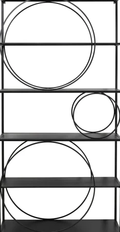 Best KARE Design Regał Circle 100x200 cm czarny - KARE