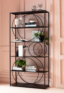 Best KARE Design Regał Circle 100x200 cm czarny - KARE