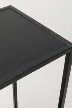 Outlet KARE Design Regał czarny otwarty MDF i stal 77x100 cm - KARE