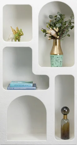 New KARE Design Regał do salonu biały skandynawski drewno i MDF 90x180 cm - KARE