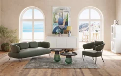 New KARE Design Regał do salonu biały skandynawski drewno i MDF 90x180 cm - KARE