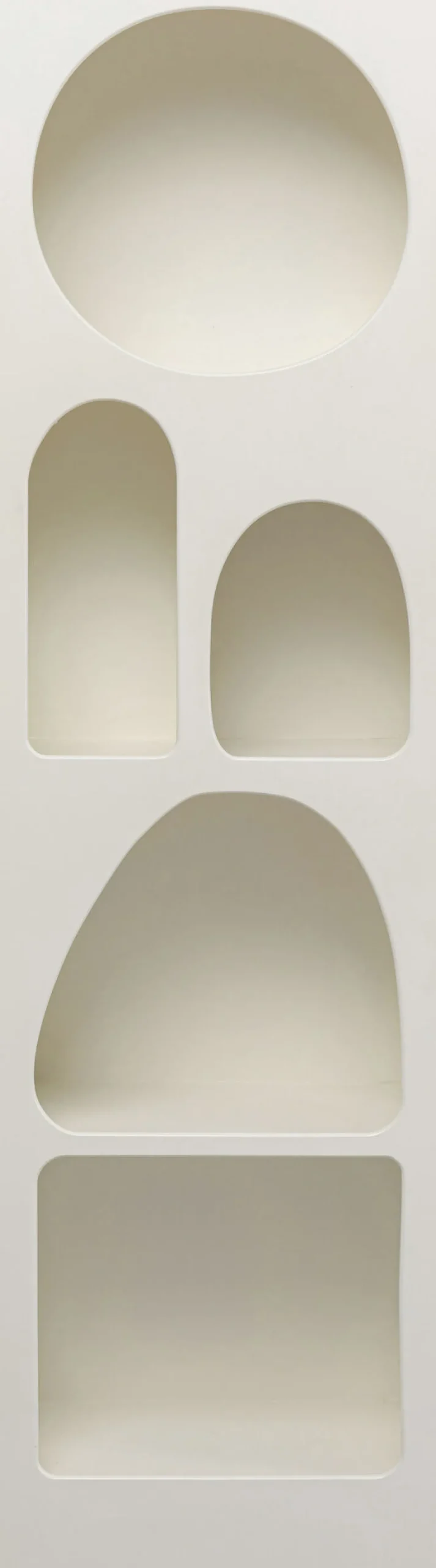 Online KARE Design Regał do salonu biały skandynawski MDF 48x180 cm - KARE