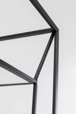 Online KARE Design Regał loft stal czarna i szkło transparentne 90x200 cm - KARE